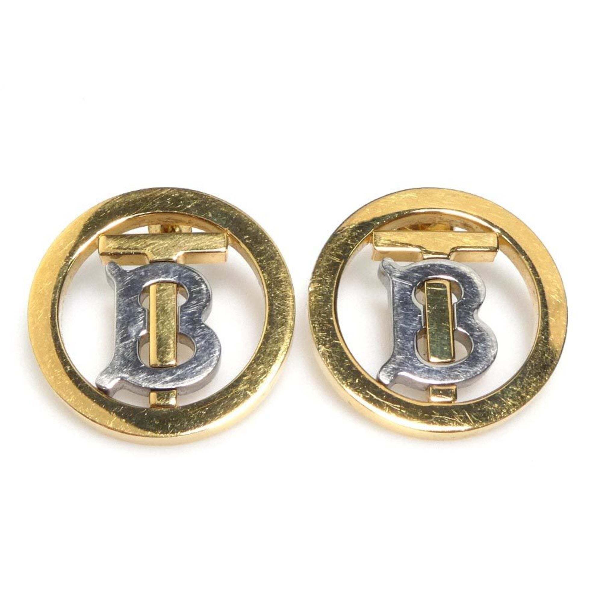 Burberry Earrings In Gold And Silver Womens 56398i 270$